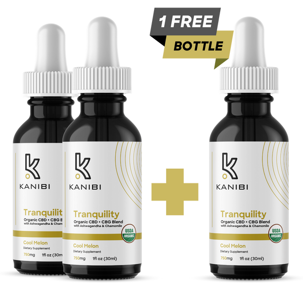 Tranquility CBD+CBG Blend: Relax, Reduce Anxiety, and Restore